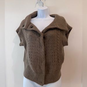 Free People cashmere blend vest